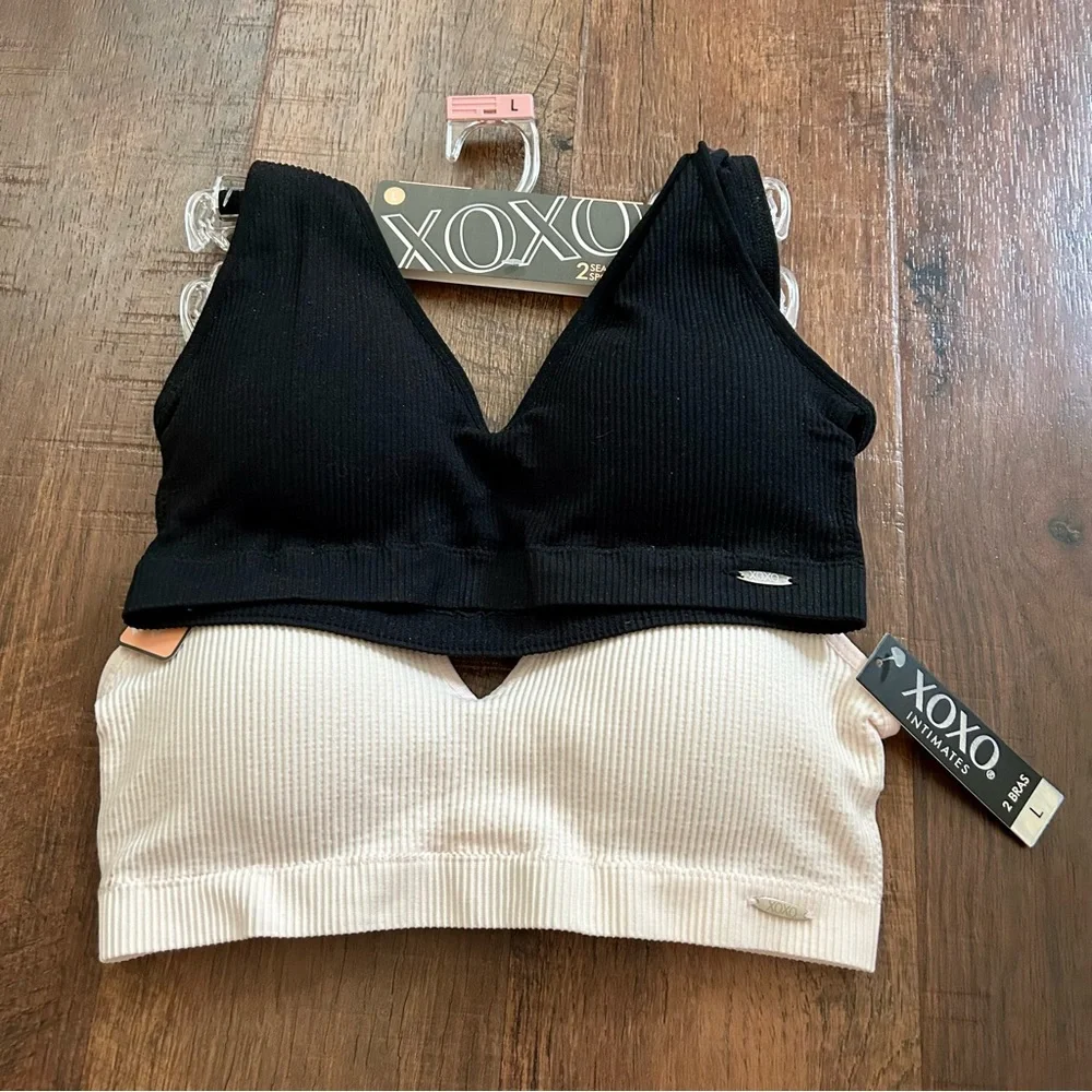 XOXO seamless sports bras, 2 pack. Size L, NWT_4